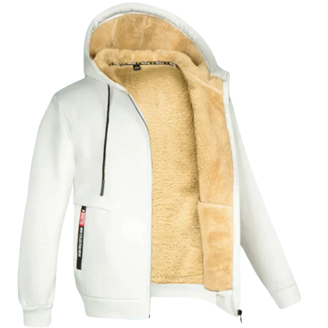 ARIE | MEN'S WINTER JACKET WITH HOOD AND FLEECE