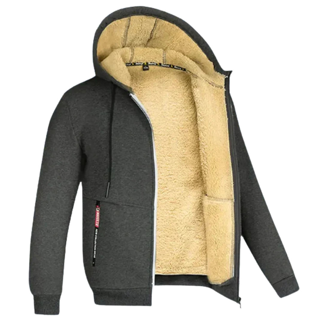 ARIE | MEN'S WINTER JACKET WITH HOOD AND FLEECE